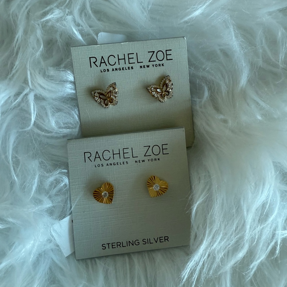Rachel Zoe Gold and Silver Earrings Set